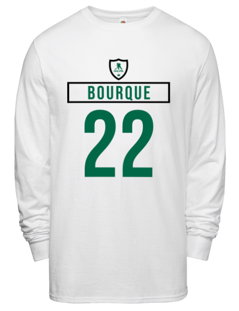 Home Jersey Mavrik Bourque Men's Long-Sleeve T-Shirt | Swagsta