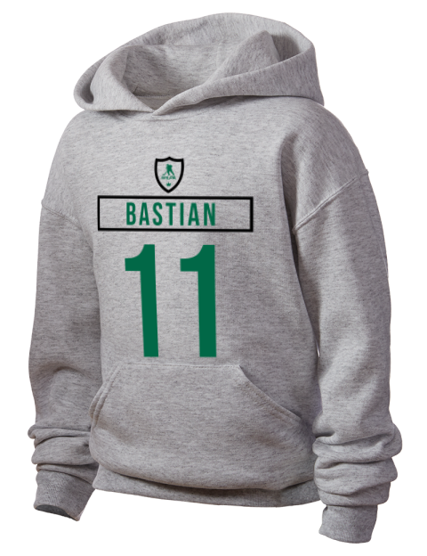 Home Jersey Nathan Bastian Youth Hooded Sweatshirt | Swagsta