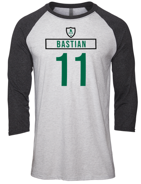 Home Jersey Nathan Bastian Unisex Premium Three-Quarter Raglan T-Shirt | Swagsta