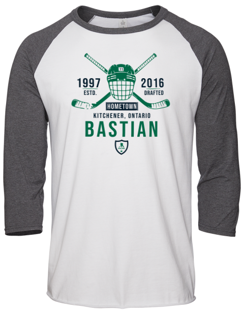 Classic Heritage Nathan Bastian Unisex Premium Three-Quarter Raglan T-Shirt | Swagsta
