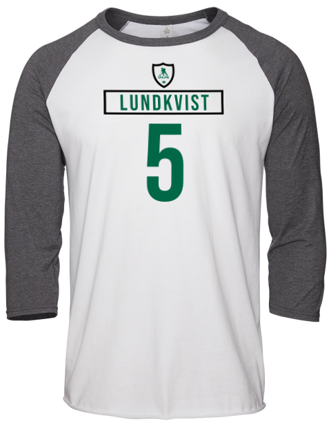 Home Jersey Nils Lundkvist Unisex Premium Three-Quarter Raglan T-Shirt | Swagsta