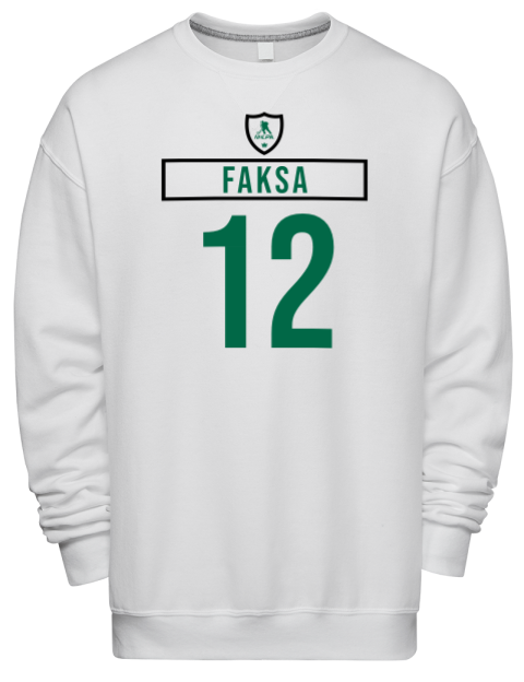 Home Jersey Radek Faksa Premium Unisex Crewneck Sweatshirt | Swagsta