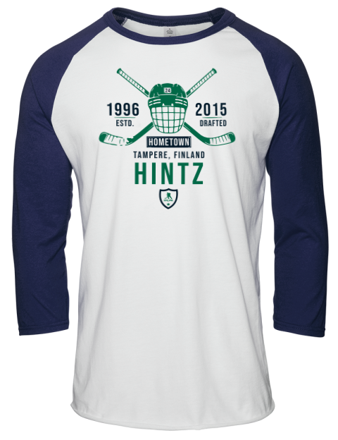 Classic Heritage Roope Hintz Unisex Premium Three-Quarter Raglan T-Shirt | Swagsta