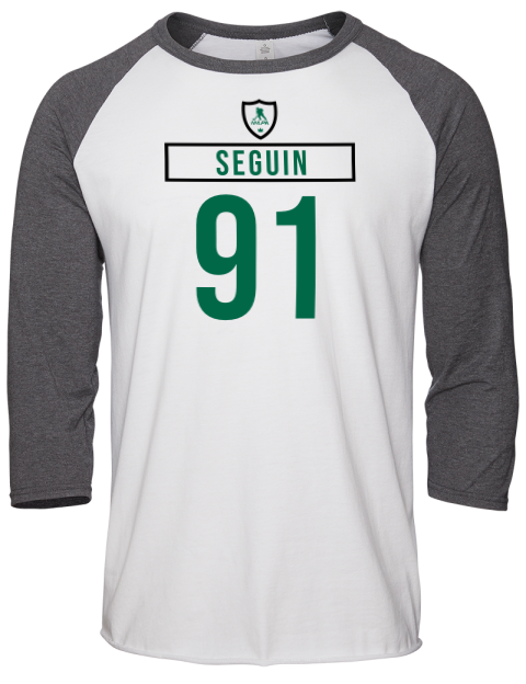 Home Jersey Tyler Seguin Unisex Premium Three-Quarter Raglan T-Shirt | Swagsta