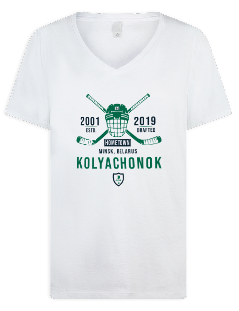 Classic Heritage Vladislav Kolyachonok Premium Ladies V-Neck T-Shirt | Swagsta