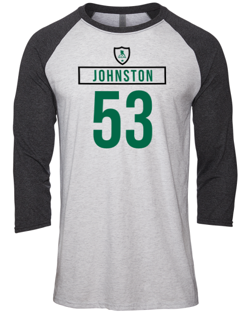 Home Jersey Wyatt Johnston Unisex Premium Three-Quarter Raglan T-Shirt | Swagsta