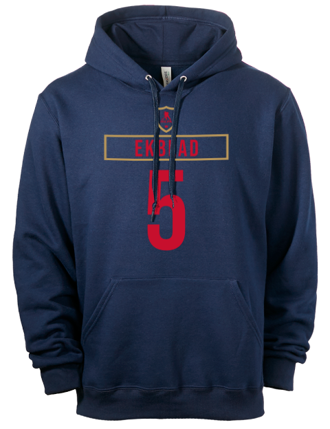 Away Jersey Aaron Ekblad Eco Premium Unisex Hooded Sweatshirt | Swagsta