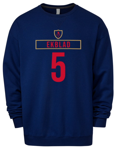 Away Jersey Aaron Ekblad Premium Unisex Crewneck Sweatshirt | Swagsta