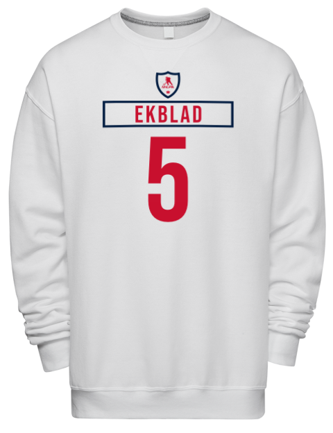 Home Jersey Aaron Ekblad Premium Unisex Crewneck Sweatshirt | Swagsta