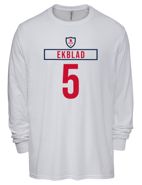 Home Jersey Aaron Ekblad Men's Premium Blend Long Sleeve-T-Shirt | Swagsta