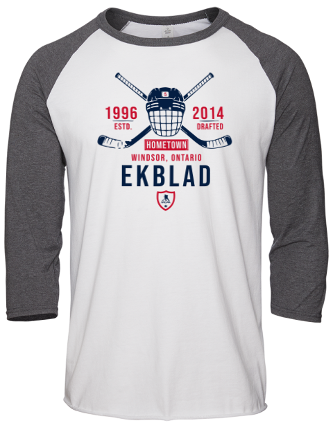 Classic Heritage Aaron Ekblad Unisex Premium Three-Quarter Raglan T-Shirt | Swagsta