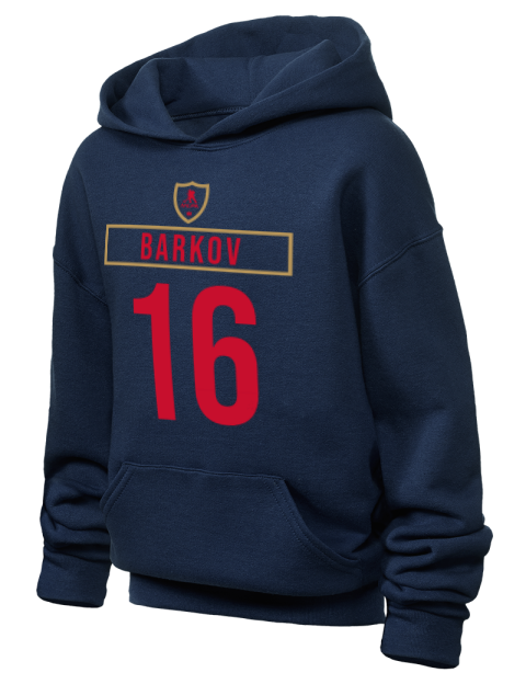 Away Jersey Aleksander Barkov Youth Hooded Sweatshirt | Swagsta