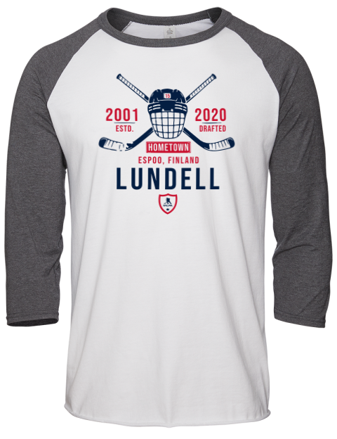 Classic Heritage Anton Lundell Unisex Premium Three-Quarter Raglan T-Shirt | Swagsta