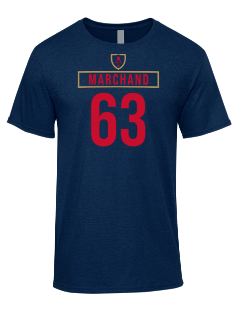 Away Jersey Brad Marchand Premium Ring-Spun Cotton Unisex T-Shirt | Swagsta