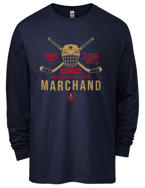Heritage Brad Marchand Men's Long-Sleeve T-Shirt | Swagsta