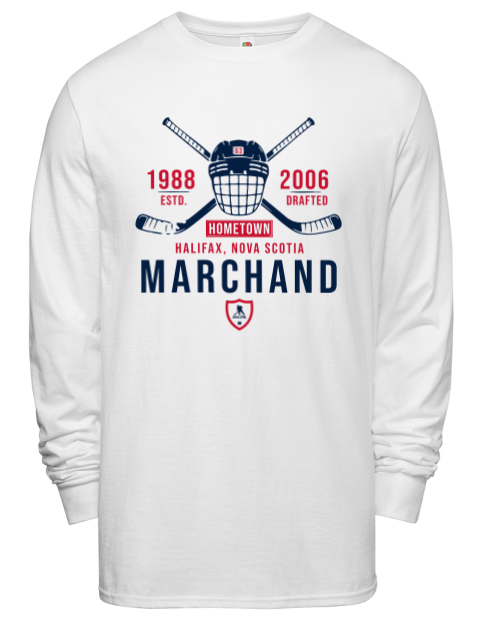 Classic Heritage Brad Marchand Men's Long-Sleeve T-Shirt | Swagsta