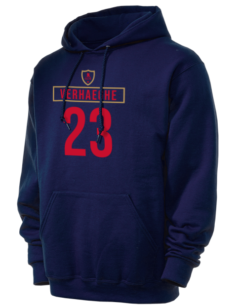 Away Jersey Carter Verhaeghe Unisex Hooded Sweatshirt | Swagsta
