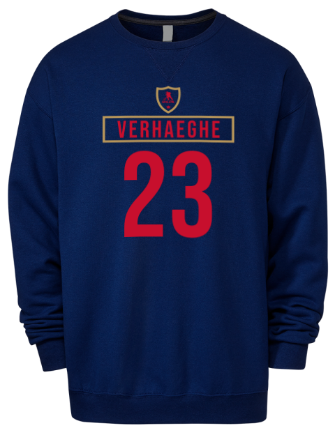 Away Jersey Carter Verhaeghe Premium Unisex Crewneck Sweatshirt | Swagsta