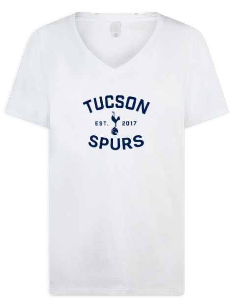 Fan Wear Tucson Spurs Premium Ladies V-Neck T-Shirt | Swagsta