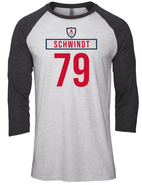 Home Jersey Cole Schwindt Unisex Premium Three-Quarter Raglan T-Shirt | Swagsta