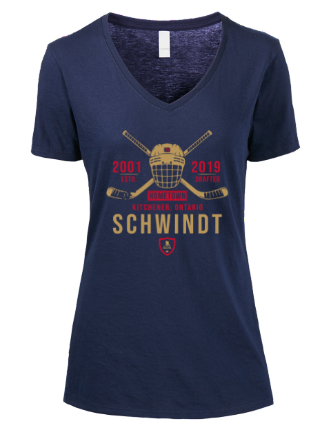 Heritage Cole Schwindt Premium Ladies V-Neck T-Shirt | Swagsta