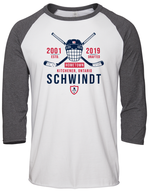Classic Heritage Cole Schwindt Unisex Premium Three-Quarter Raglan T-Shirt | Swagsta
