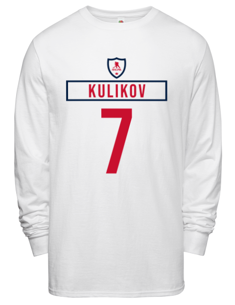 Home Jersey Dmitry Kulikov Men's Long-Sleeve T-Shirt | Swagsta