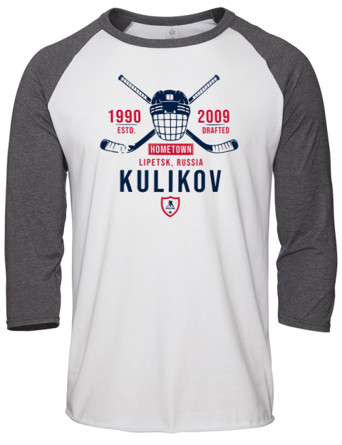 Classic Heritage Dmitry Kulikov Unisex Premium Three-Quarter Raglan T-Shirt | Swagsta