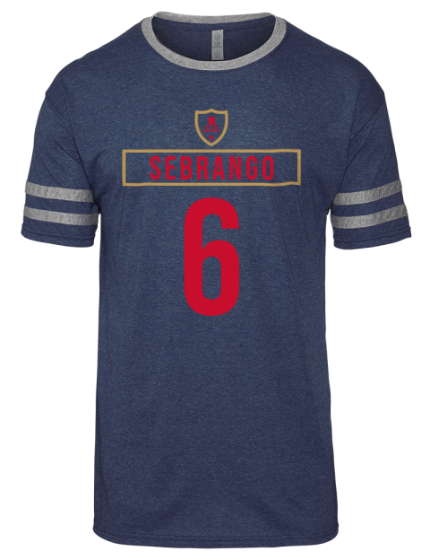 Away Jersey Donovan Sebrango Men's Tri-Blend T-Shirt | Swagsta
