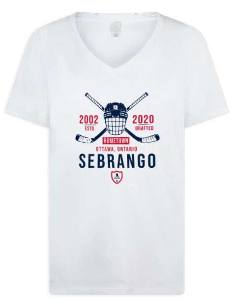 Classic Heritage Donovan Sebrango Premium Ladies V-Neck T-Shirt | Swagsta