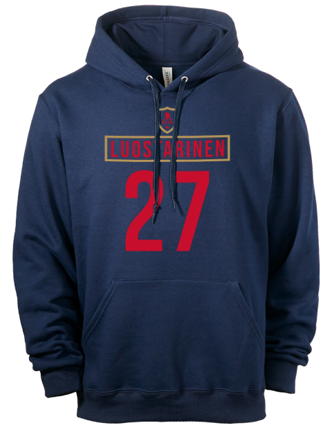 Away Jersey Eetu Luostarinen Eco Premium Unisex Hooded Sweatshirt | Swagsta