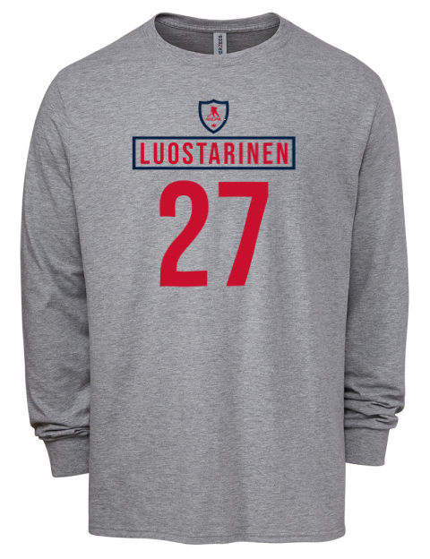 Home Jersey Eetu Luostarinen Men's Premium Blend Long Sleeve-T-Shirt | Swagsta