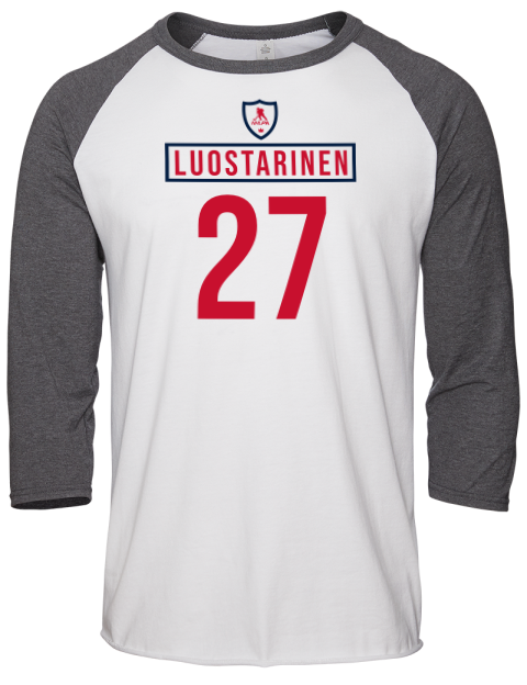 Home Jersey Eetu Luostarinen Unisex Premium Three-Quarter Raglan T-Shirt | Swagsta