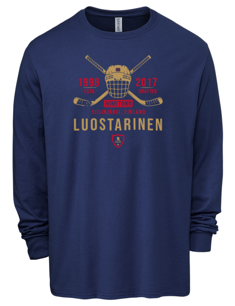 Heritage Eetu Luostarinen Men's Premium Blend Long Sleeve-T-Shirt | Swagsta