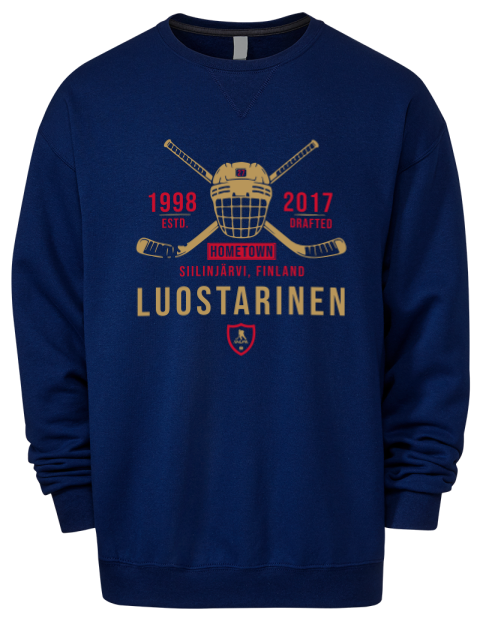 Heritage Eetu Luostarinen Premium Unisex Crewneck Sweatshirt | Swagsta