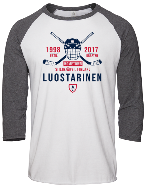Classic Heritage Eetu Luostarinen Unisex Premium Three-Quarter Raglan T-Shirt | Swagsta