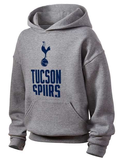 Stacked Tucson Spurs Youth Hooded Sweatshirt | Swagsta