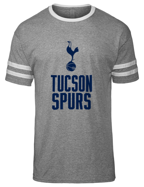 Stacked Tucson Spurs Men's Tri-Blend T-Shirt | Swagsta