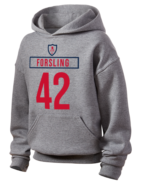 Home Jersey Gustav Forsling Youth Hooded Sweatshirt | Swagsta