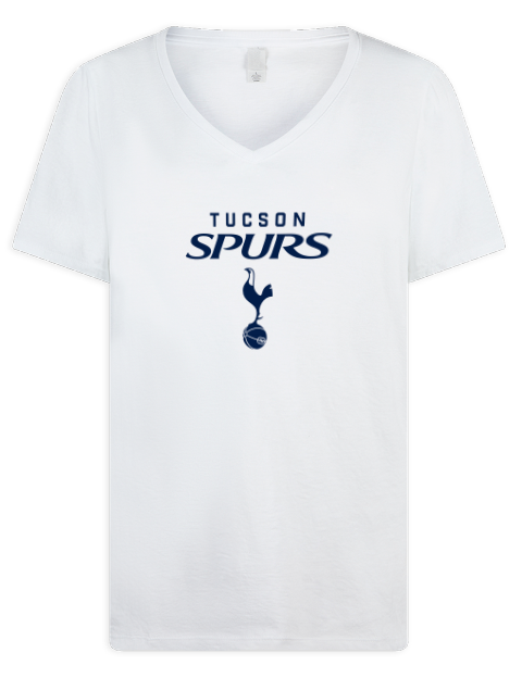 Classic Edition Tucson Spurs Premium Ladies V-Neck T-Shirt | Swagsta