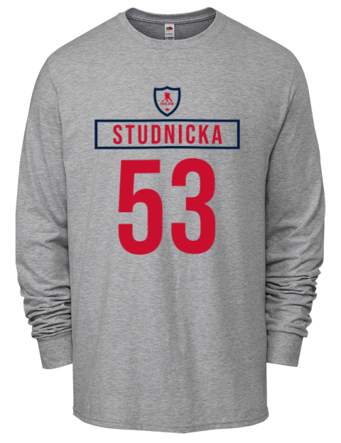 Home Jersey Jack Studnicka Men's Long-Sleeve T-Shirt | Swagsta