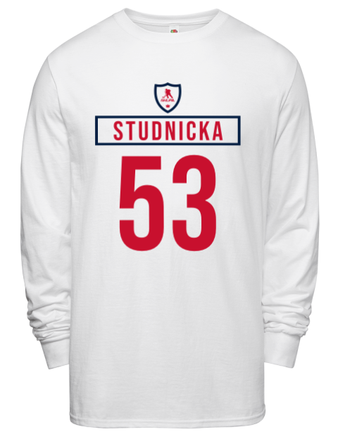 Home Jersey Jack Studnicka Men's Long-Sleeve T-Shirt | Swagsta
