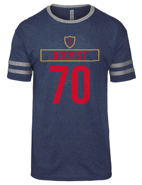 Away Jersey Jesper Boqvist Men's Tri-Blend T-Shirt | Swagsta