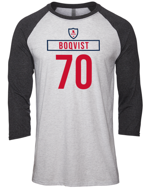 Home Jersey Jesper Boqvist Unisex Premium Three-Quarter Raglan T-Shirt | Swagsta