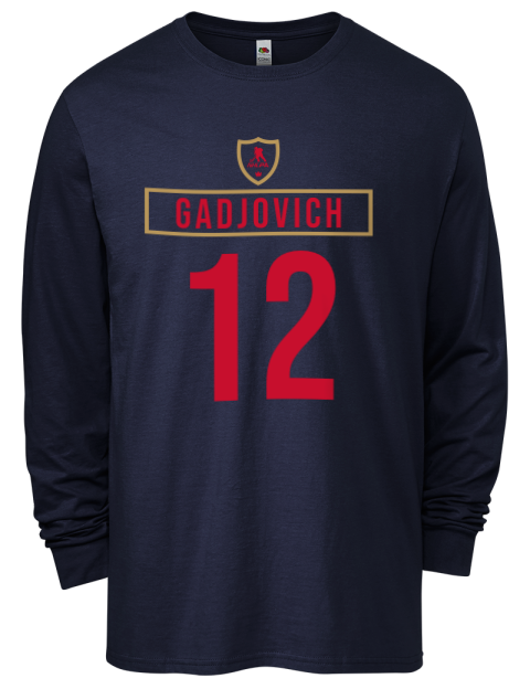 Away Jersey Jonah Gadjovich Men's Long-Sleeve T-Shirt | Swagsta