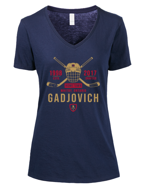 Heritage Jonah Gadjovich Premium Ladies V-Neck T-Shirt | Swagsta