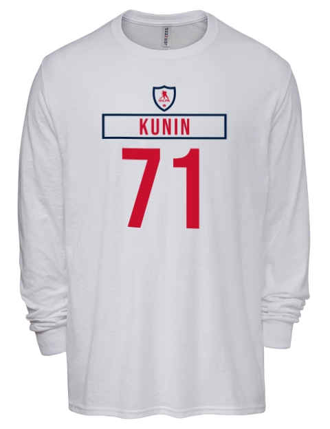 Home Jersey Luke Kunin Men's Premium Blend Long Sleeve-T-Shirt | Swagsta