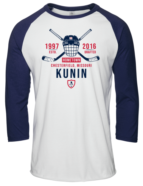 Classic Heritage Luke Kunin Unisex Premium Three-Quarter Raglan T-Shirt | Swagsta