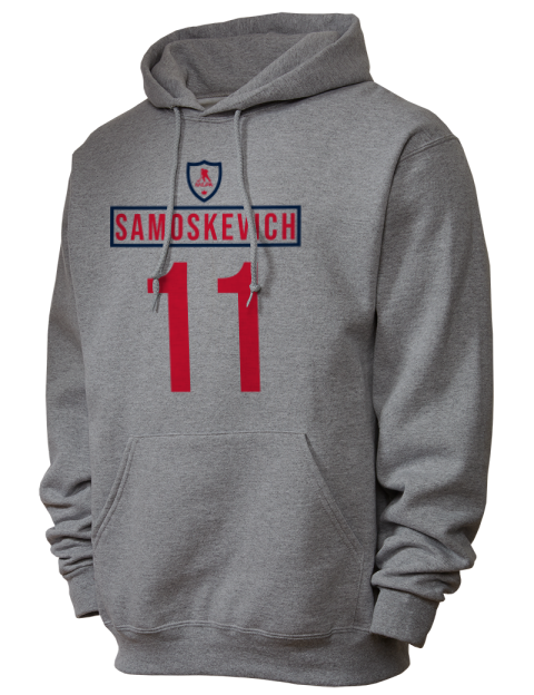 Home Jersey Mackie Samoskevich Unisex Hooded Sweatshirt | Swagsta