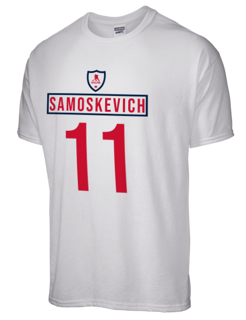 Home Jersey Mackie Samoskevich Dri-Power Unisex T-Shirt | Swagsta